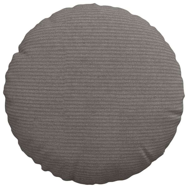 Sittkuddar 2 pcs Ljusgrå Ø30 x 13 cm Kordread tyg