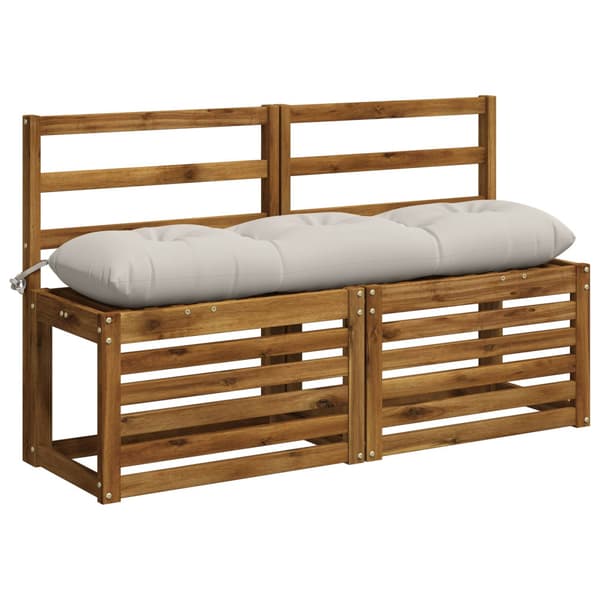 Bänk kudde VIANEN 100% Polyester Vit 110 x 30 x 12 cm