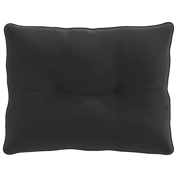 Ryggkudde PUTTEN 100% Polyester Svart 60 x 40 x 10 cm