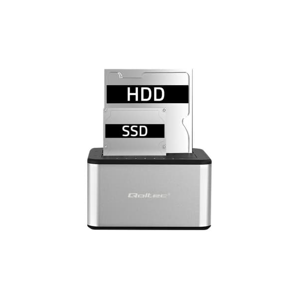 Qoltec - HDD / SSD dockningsstation - SATA 6Gb/s - USB 3.0