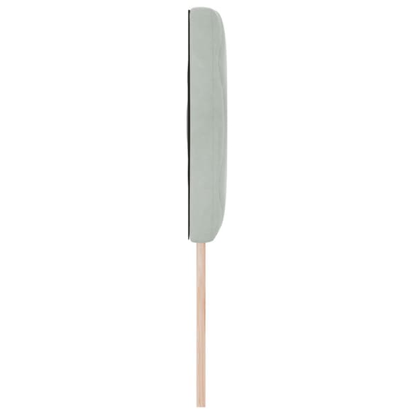 Huvudgavel Ljusgrå 160 cm Sammet