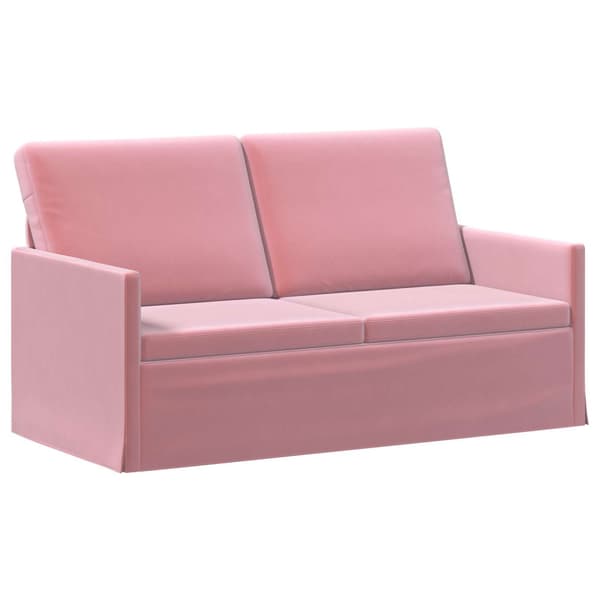 Soffset 2 st Rosa Sammet (V)