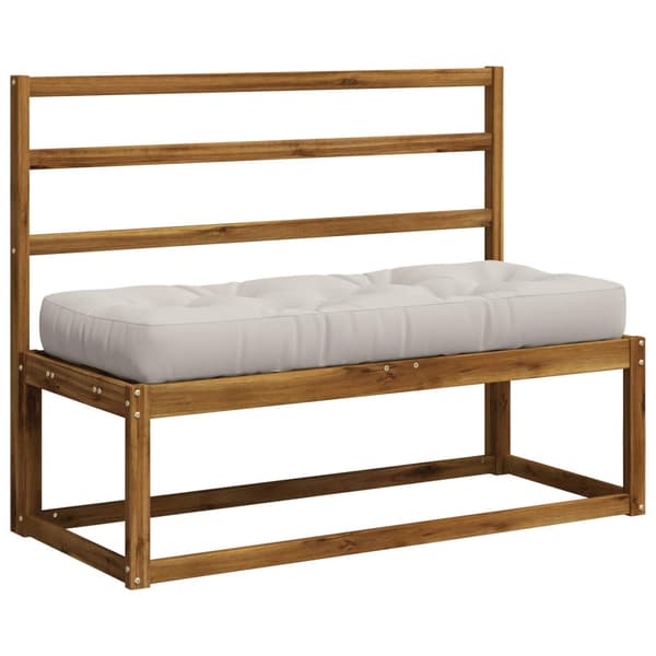Pallkudd VIANEN 100% Polyester Vit 120 x 50 x 12 cm