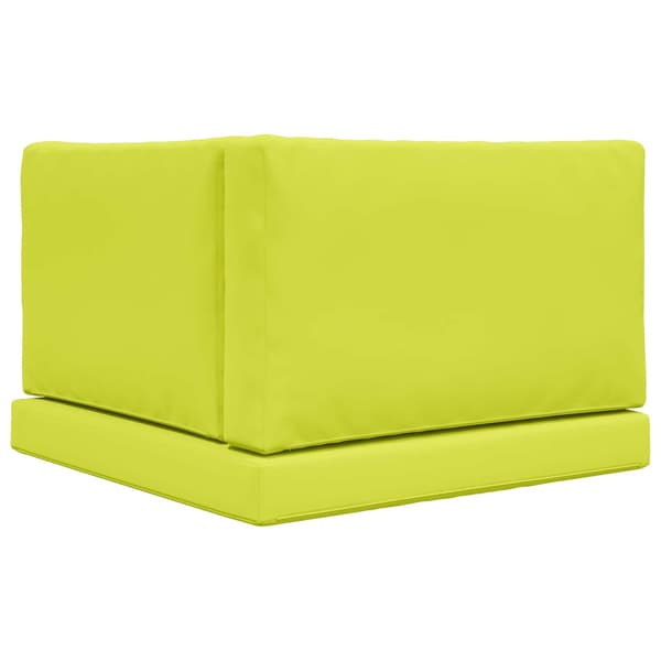 Utomhus Soffa Kudde 3 pcs Grön Polyester