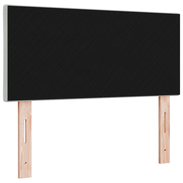 LED huvuddyna Ljusgrå 100 cm Sammet