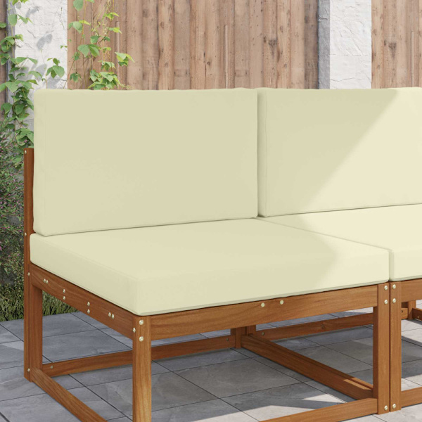 Utomhus Soffa Kudde 2 pcs Kräm Polyester