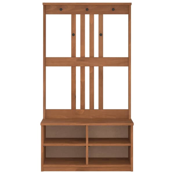 Hallträd SANDNES 87x40x159,5cm massiv träfuru