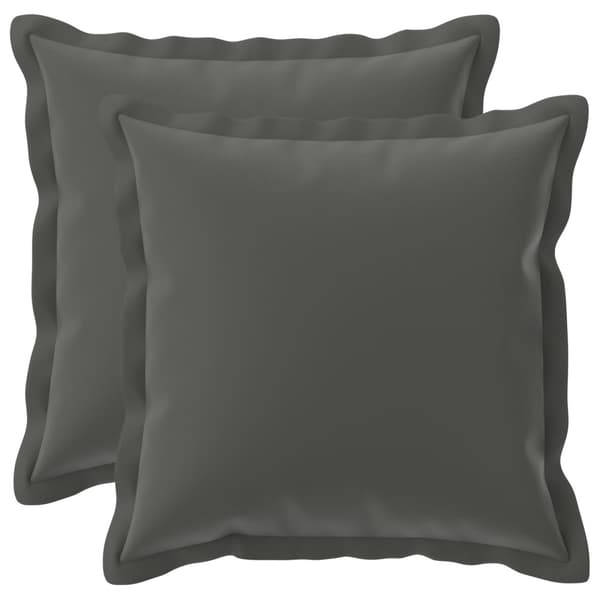 Kudde med kudde HOUTEN 2 st Antracit Polyester
