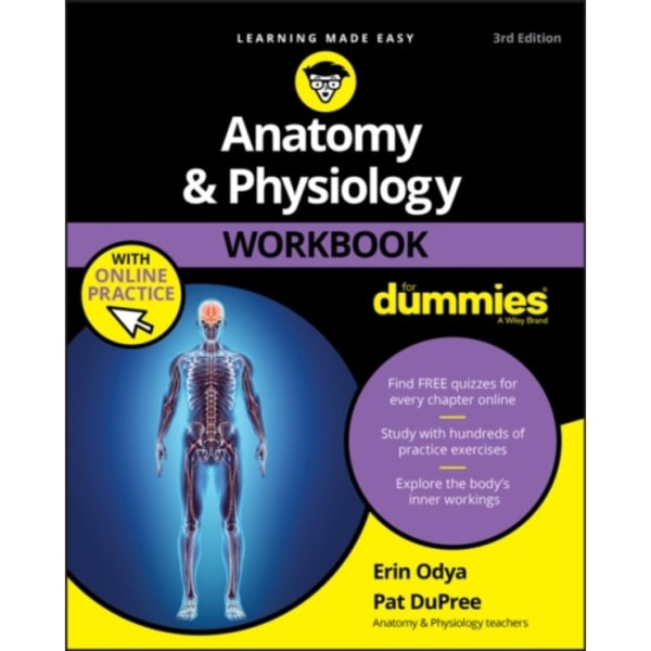 Anatomy & Physiology Workbook For Dummies with Online Practice (häftad, eng)