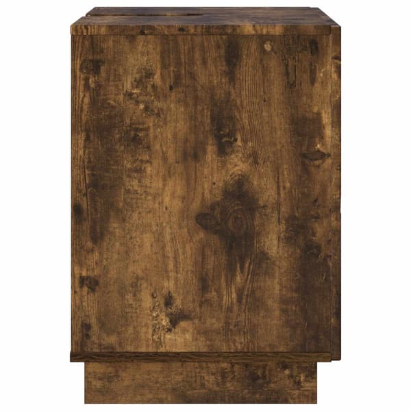 Badrumsskåp Rökt ek 101 x 41 x 58 cm Konstruerat trä