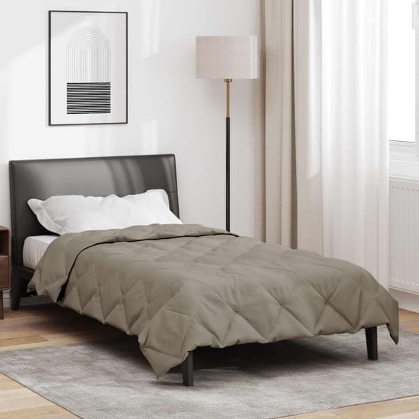 Sommar Duvet Ljusgrå 220 x 135 cm Mikrofiber