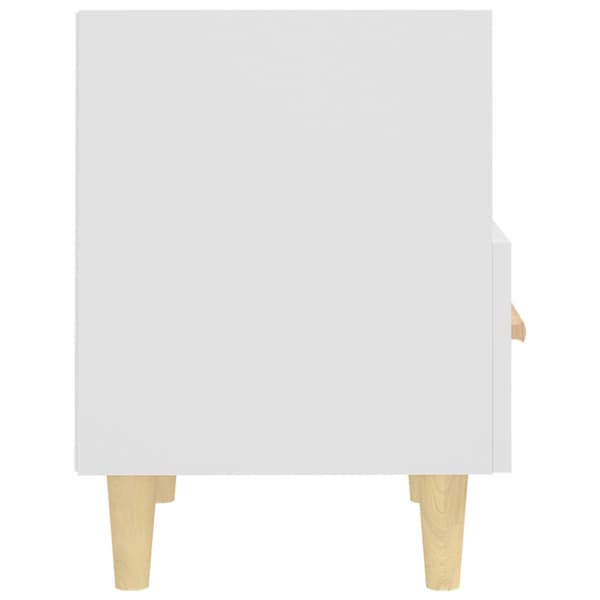 Sängbord vit 40x35x47 cm