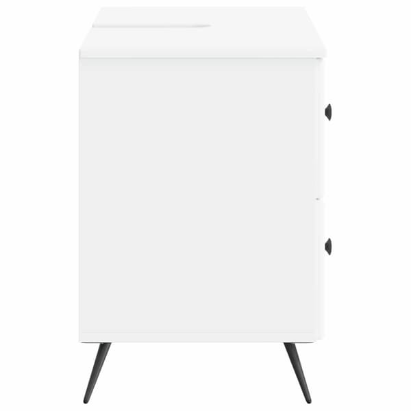 Badrumsskåp med handfat BREDA Vit 82 x 41 x 59 cm