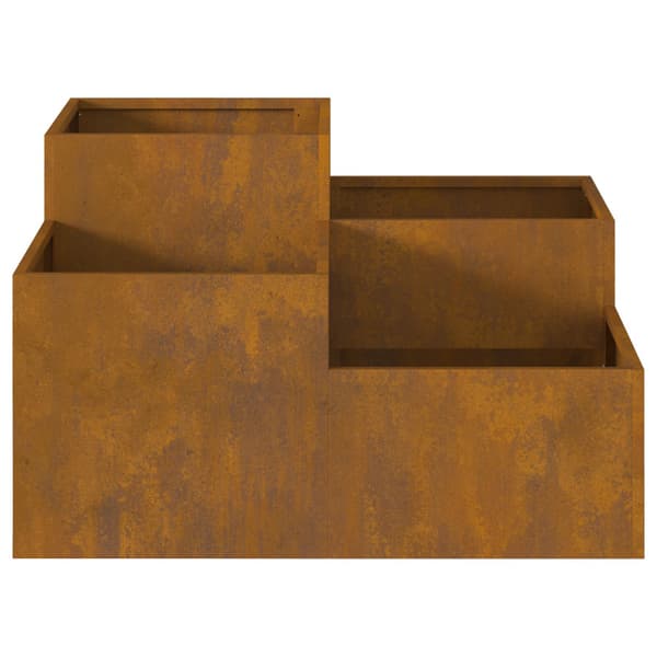 Trädgårdsplanterare Rostig 100 x 100 x 48 cm