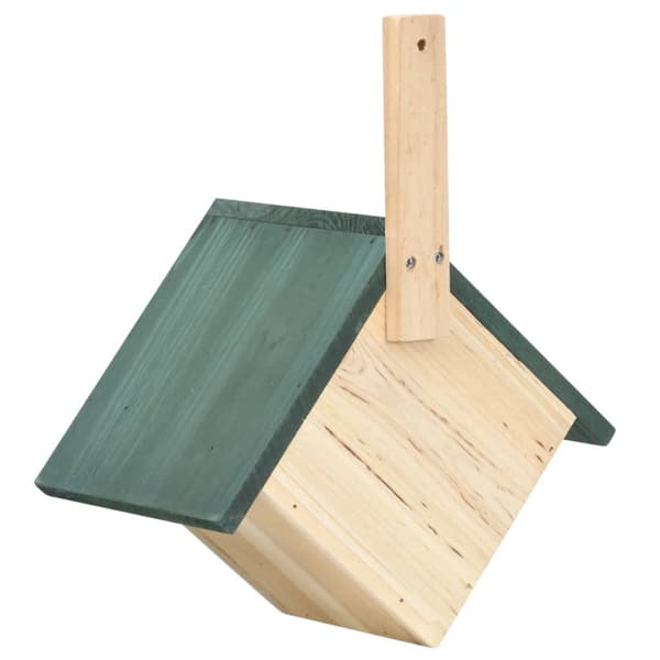 Fågelholkar 4 st 24x16x30 cm granträ