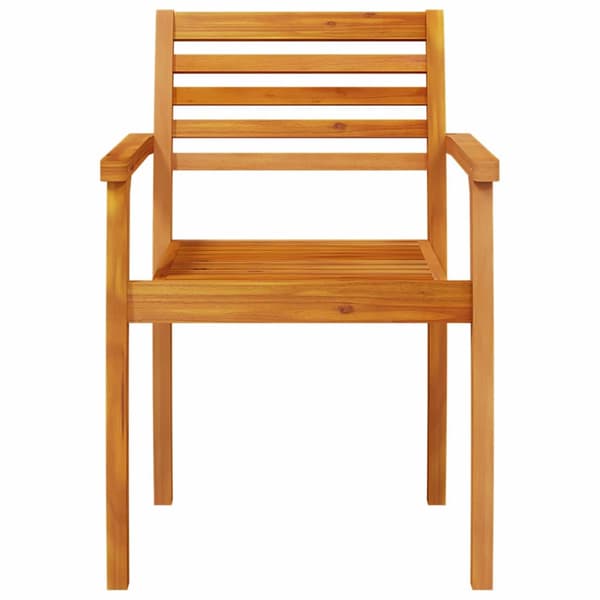 Trädgårdsmöbelset 3 pcs Brun Massivt Akaciaträ