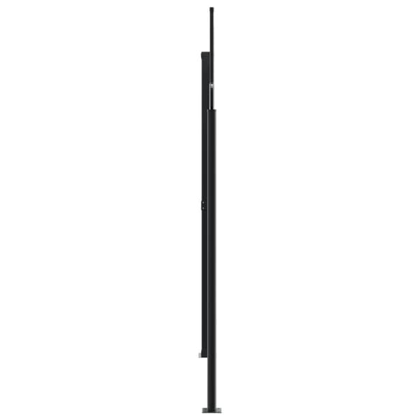 Infällbar sidomarkis antracit 200x1000 cm
