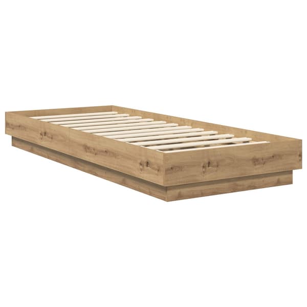 Golvsängsram Artisan-ek 80 x 200 cm Konstruerat trä