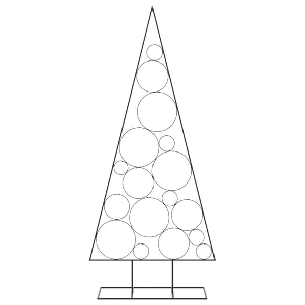 Julgran i metall svart 180 cm