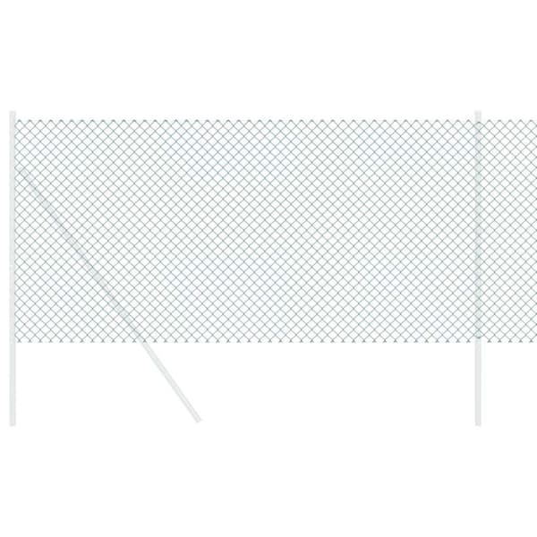 Kedjelänk Stängsel Grön 10 x 1,4 m Stål