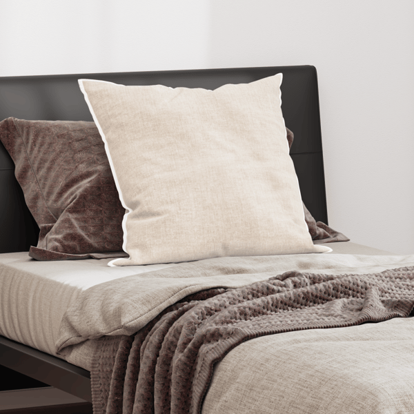 Kudde med kudde Vit 81 x 80 x 20 cm Polyester