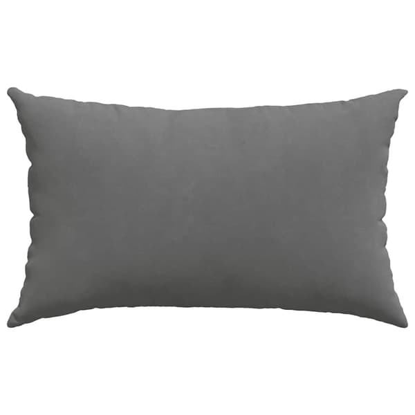 Sofakuddar 2 pcs Mörkgrå 50 x 30 cm tyg