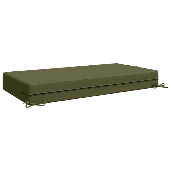 Sittkudde SOEST 100% Polyester Olivgrön 120 x 80 x 15 cm