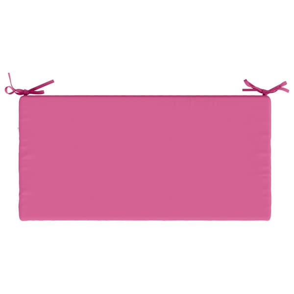 Bänk kudde SOEST 100% Polyester Rosa 80 x 40 x 8 cm