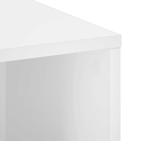 Badrumsskåp Vit högglans 36,5 x 38 x 95 cm Konstruerat trä