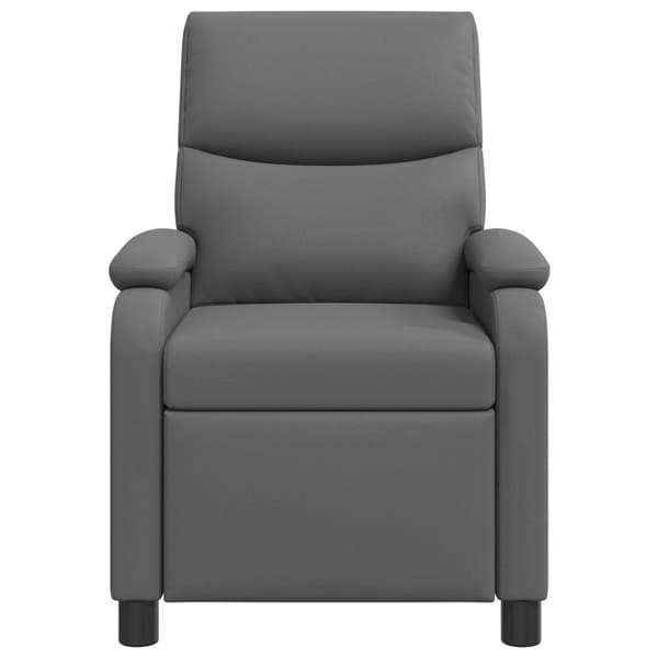 Massagefåtölj Grå Konstläder