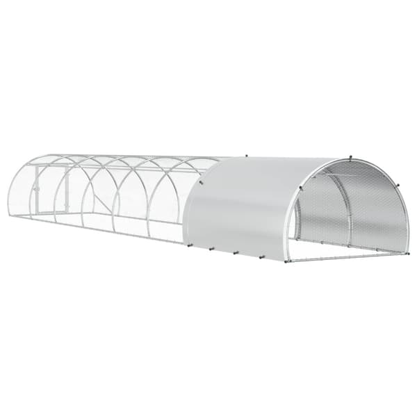 Hönsgård Silver 800 x 150 x 100 cm Galvaniserat stål
