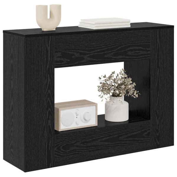 Svart Ek 101 x 30 x 74 cm