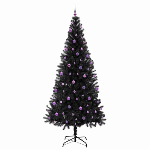 Julgran Svart 240 cm PVC