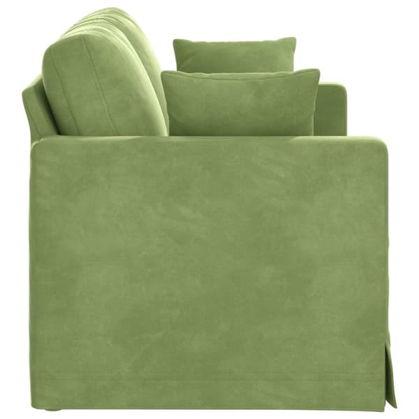 Soffa Ljusgrön 138 x 78 x 80 cm Sammet