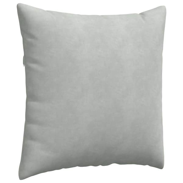 Sofakuddar 2 pcs Ljusgrå 80 x 80 cm Kordread tyg