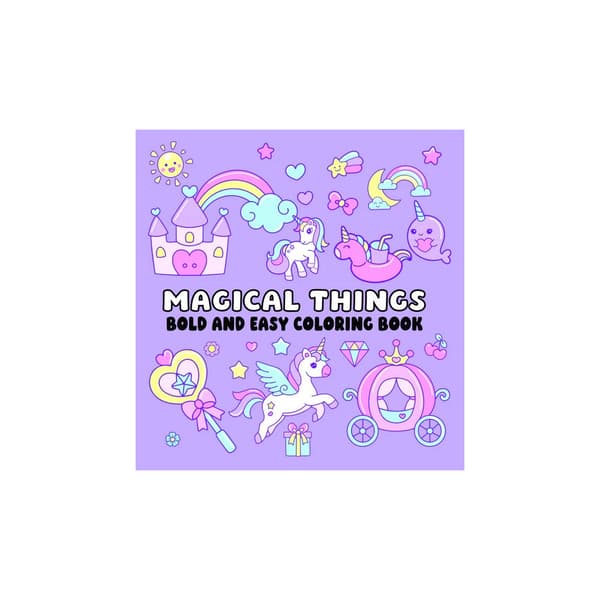 Magical Things Bold and Easy Coloring Book (häftad, eng)