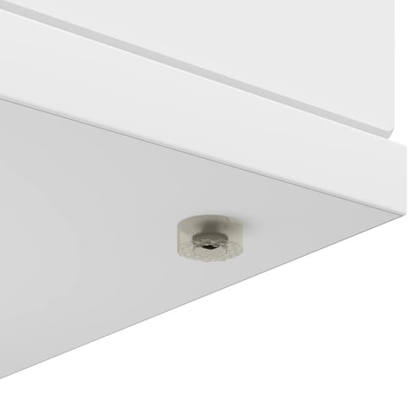 Eldstadsram Vit 100 x 20 x 100 cm Konstruerat trä