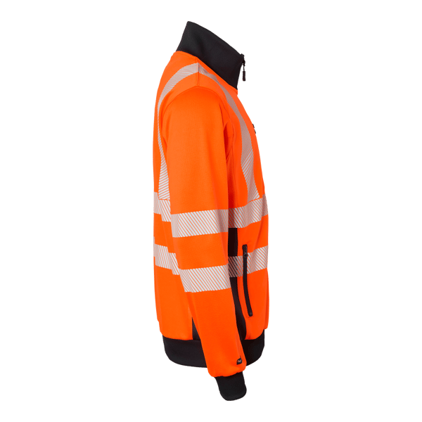 1529 Sweat Fluorescent orange/navy Unisex