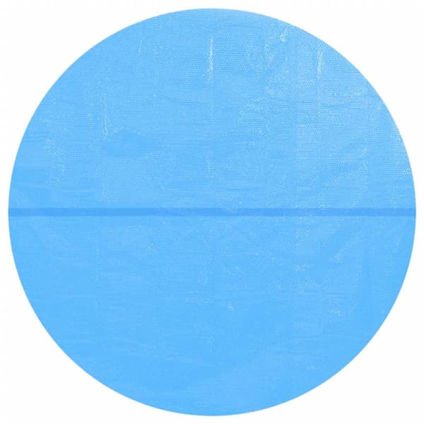 Poolöverdrag rund 488 cm PE blå