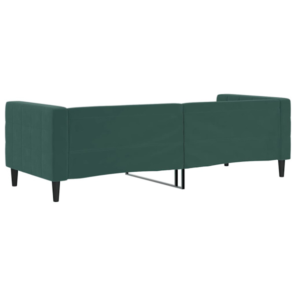 Dagbädd mörkgrön 80x200 cm sammet
