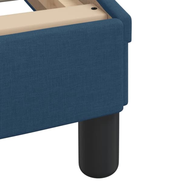 Bed Frame without Mattress "Hvar" Blue 90x190 cm Fabric