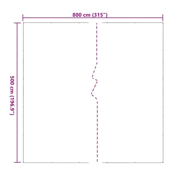 Växtskydd Transparent 5 x 8 m PVC