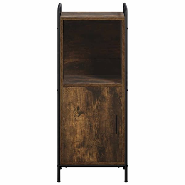 Badrumsskåp Rökt ek 40 x 36 x 99,5 cm Konstruerat trä