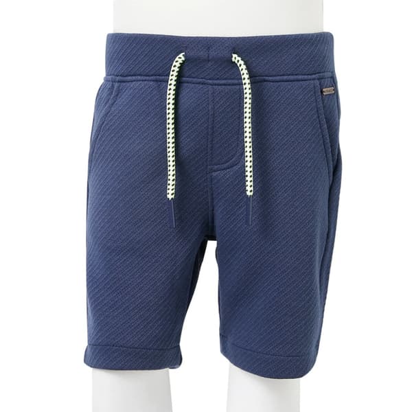 Barnshorts med snöre mörkblå 116