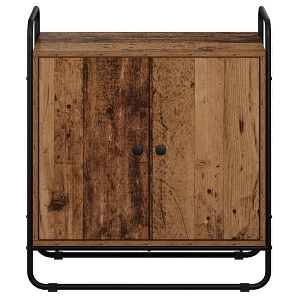 Sideboard Ekträ 68 x 35 x 75 cm Konstruerat trä
