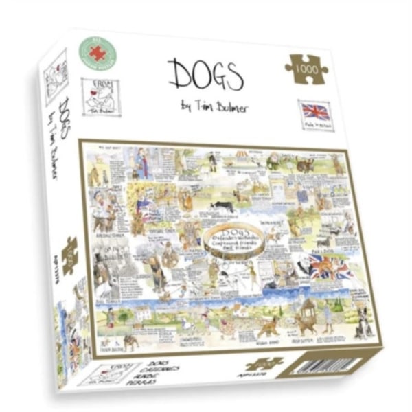 Tim Bulmer's Dogs Jigsaw 1000 Piece Puzzle