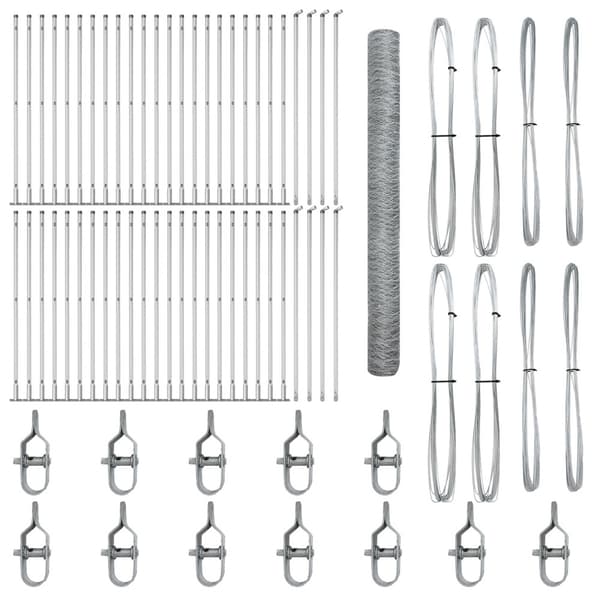 Stängselstolpe Silver