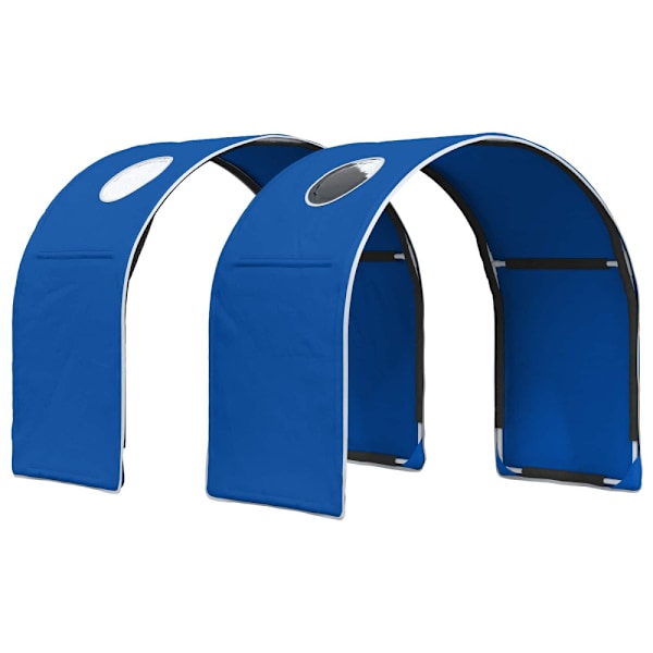 Sängtunnel 2 pcs Blå 211 x 52,5 x 2 cm Polyester