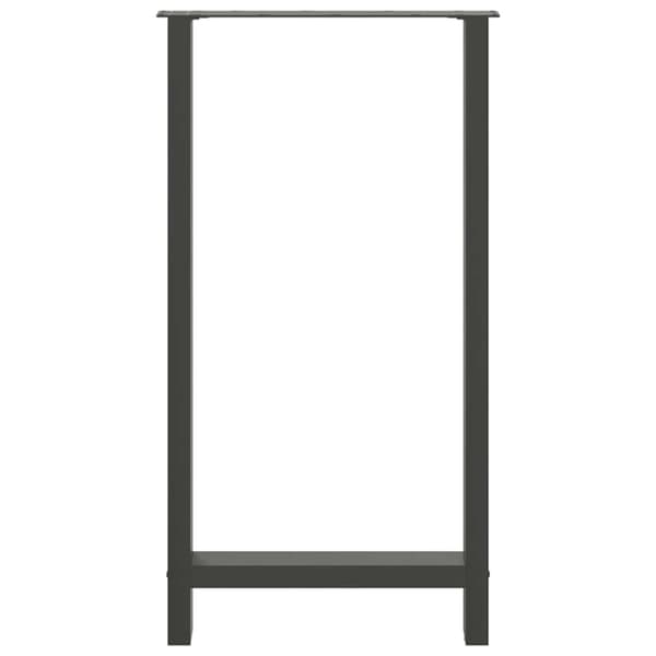 Barbordsben antracit 2 st 60x(110-111) cm stål