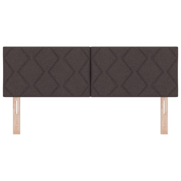 Huvudgavel Mörkbrun 160 cm tyg